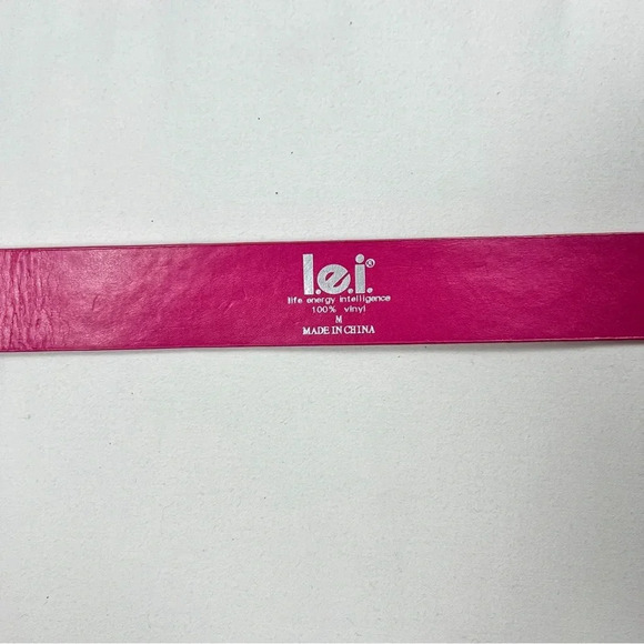 Y2K L.e.i. Pink Sparkly Belt - Picture 3 of 7